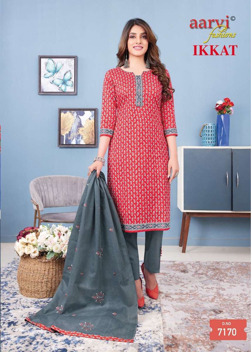 Aarvi Ikkat Vol-1 – Readymade - Wholesale Catalog