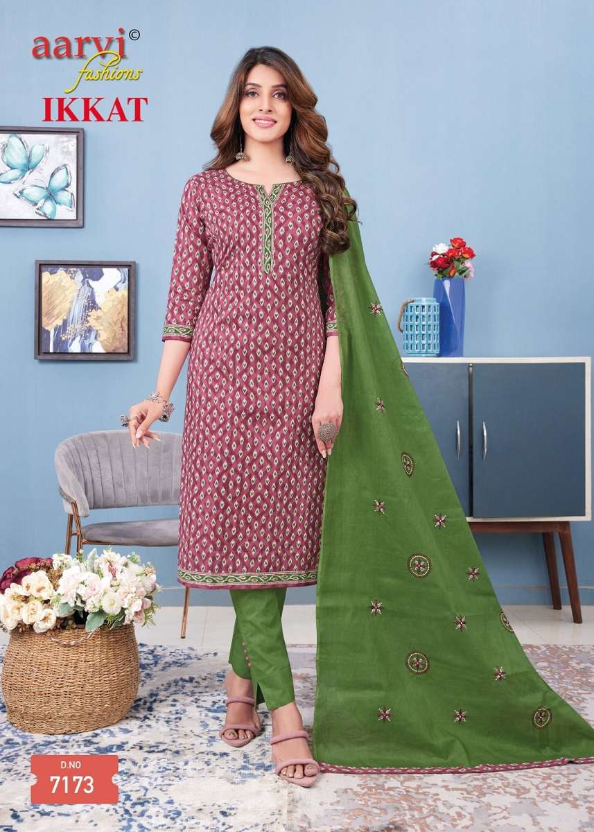 Aarvi Ikkat Vol-1 – Readymade - Wholesale Catalog