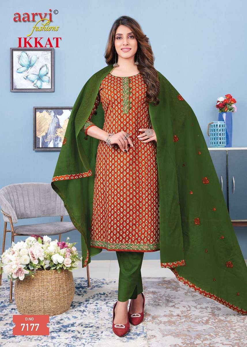 Aarvi Ikkat Vol-1 – Readymade - Wholesale Catalog