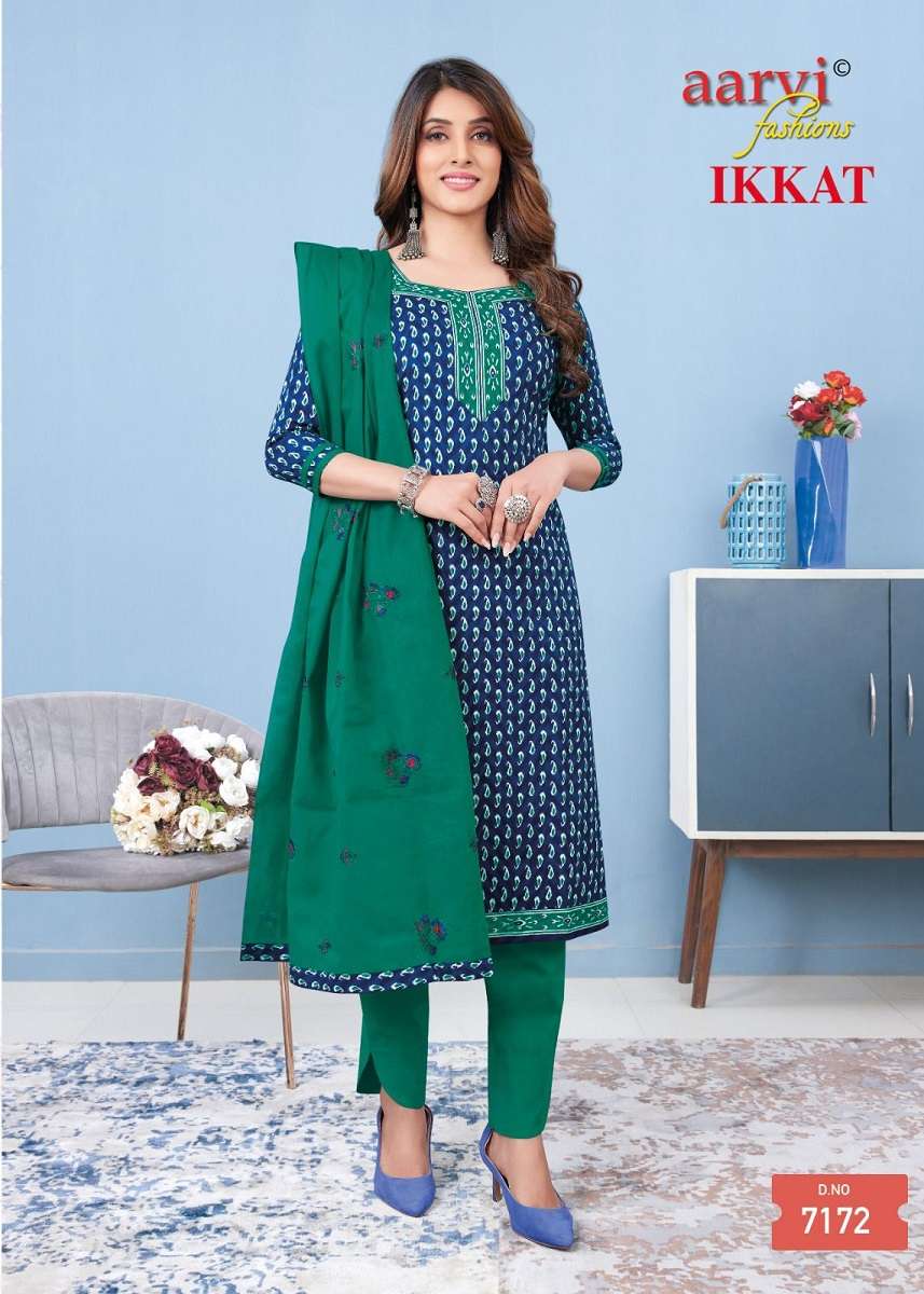 Aarvi Ikkat Vol-1 – Readymade - Wholesale Catalog