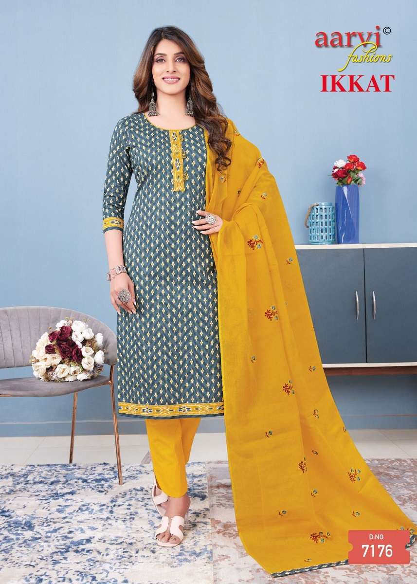 Aarvi Ikkat Vol-1 – Readymade - Wholesale Catalog