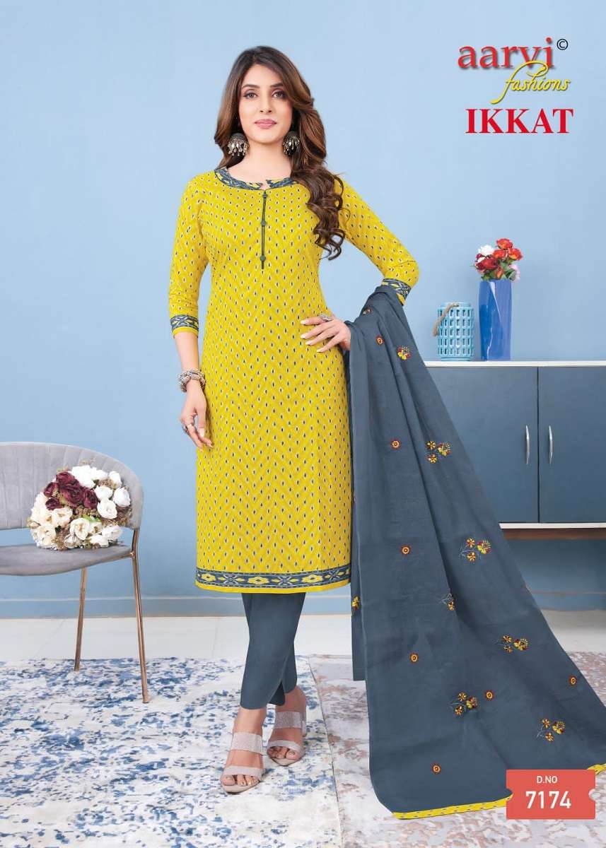 Aarvi Ikkat Vol-1 – Readymade - Wholesale Catalog