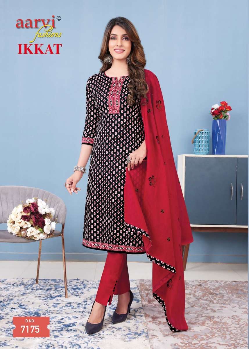 Aarvi Ikkat Vol-1 – Readymade - Wholesale Catalog