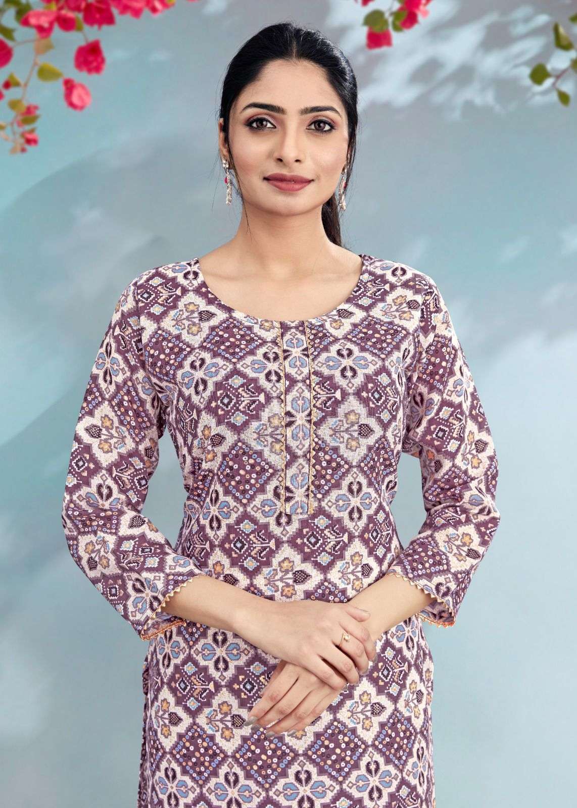 ANKITA-1 RAYON COTTON Kurti Wholesale catalog