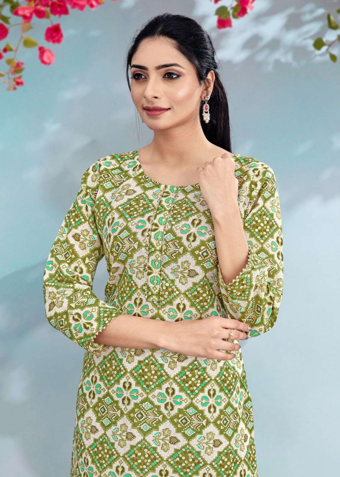 ANKITA-1 RAYON COTTON Kurti Wholesale catalog