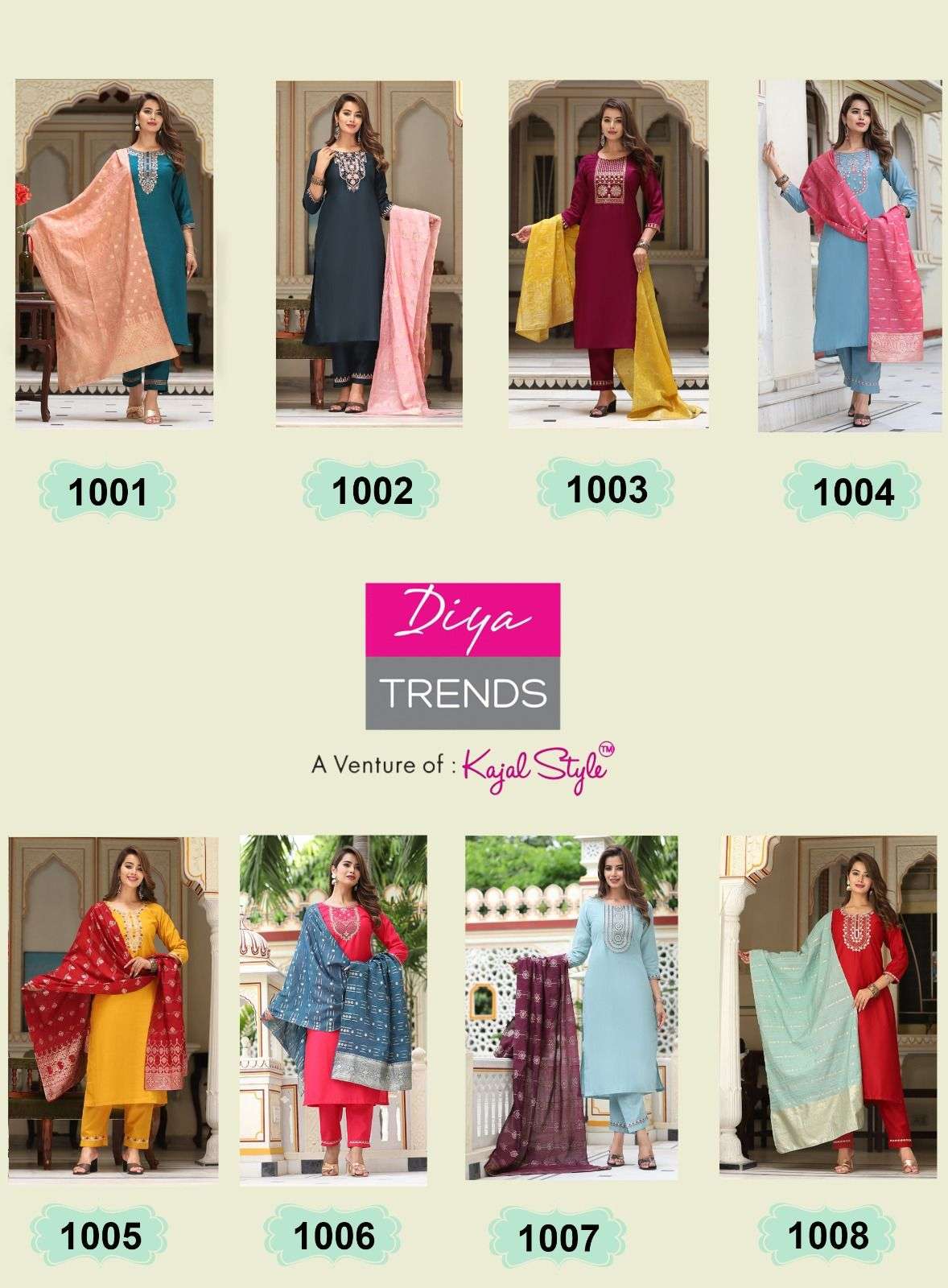 DIYA TRENDS ANOKHI VOL.1 KURTI WHOLESALE CATALOG