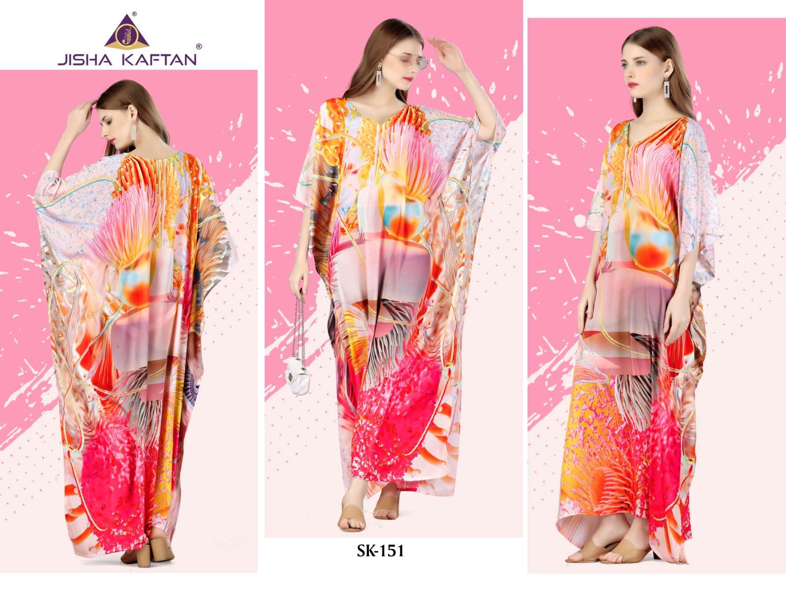 Jisha Volume -7 Silk Kurti Kaftan Wholesale catalog