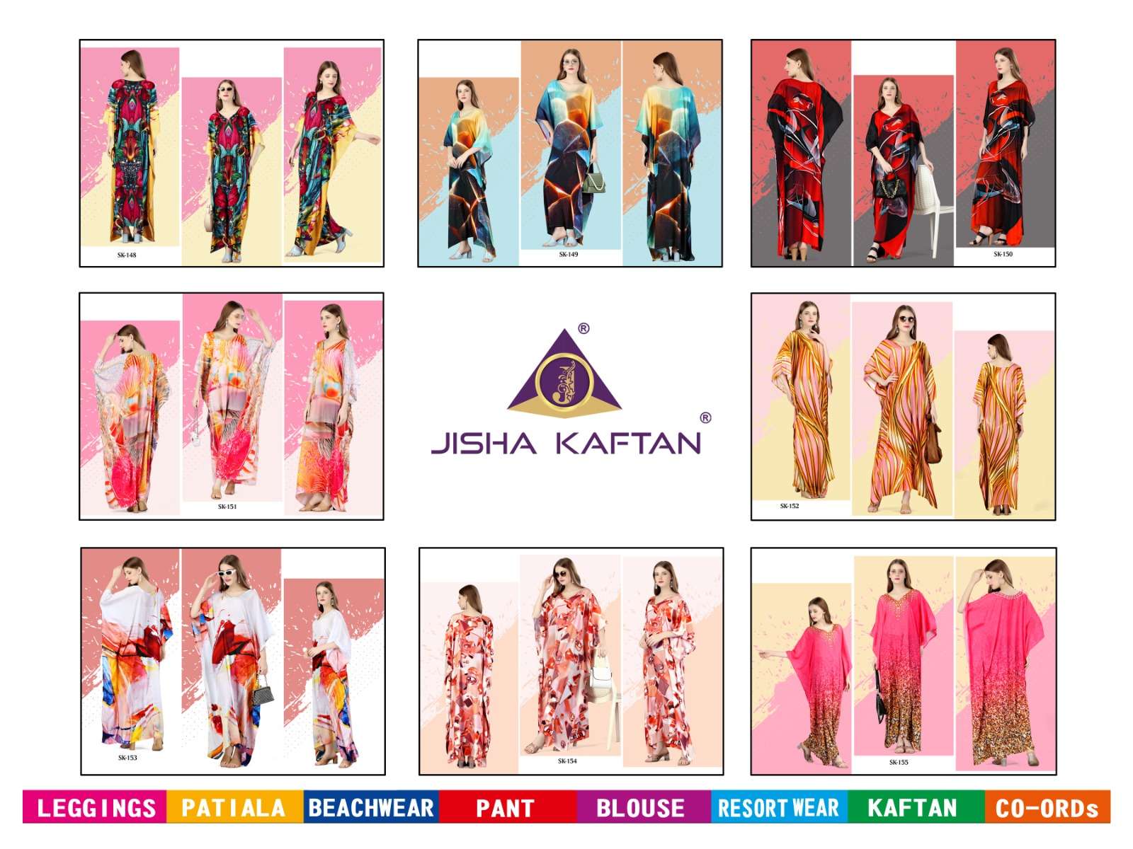 Jisha Volume -7 Silk Kurti Kaftan Wholesale catalog