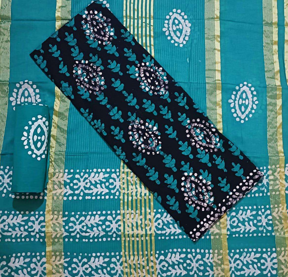 Buy BKRKJ Women's Cotton Unstitched Dress Material with print handloom  embroidery works | Rajasthani Gujarati Gujri jaipuri Kutch lizibizi glace  Print Salwar suit dupatta (Pink 13) at Amazon.in