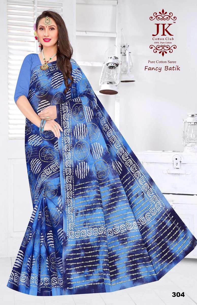 JK Fancy Batik Vol-3 - Cotton Saree  - Wholesale Catalog