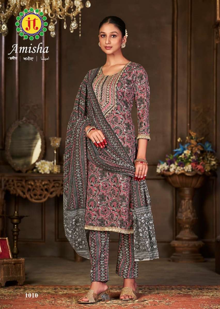 JT Amisha – Kurti Pant With Dupatta - Wholesale Catalog