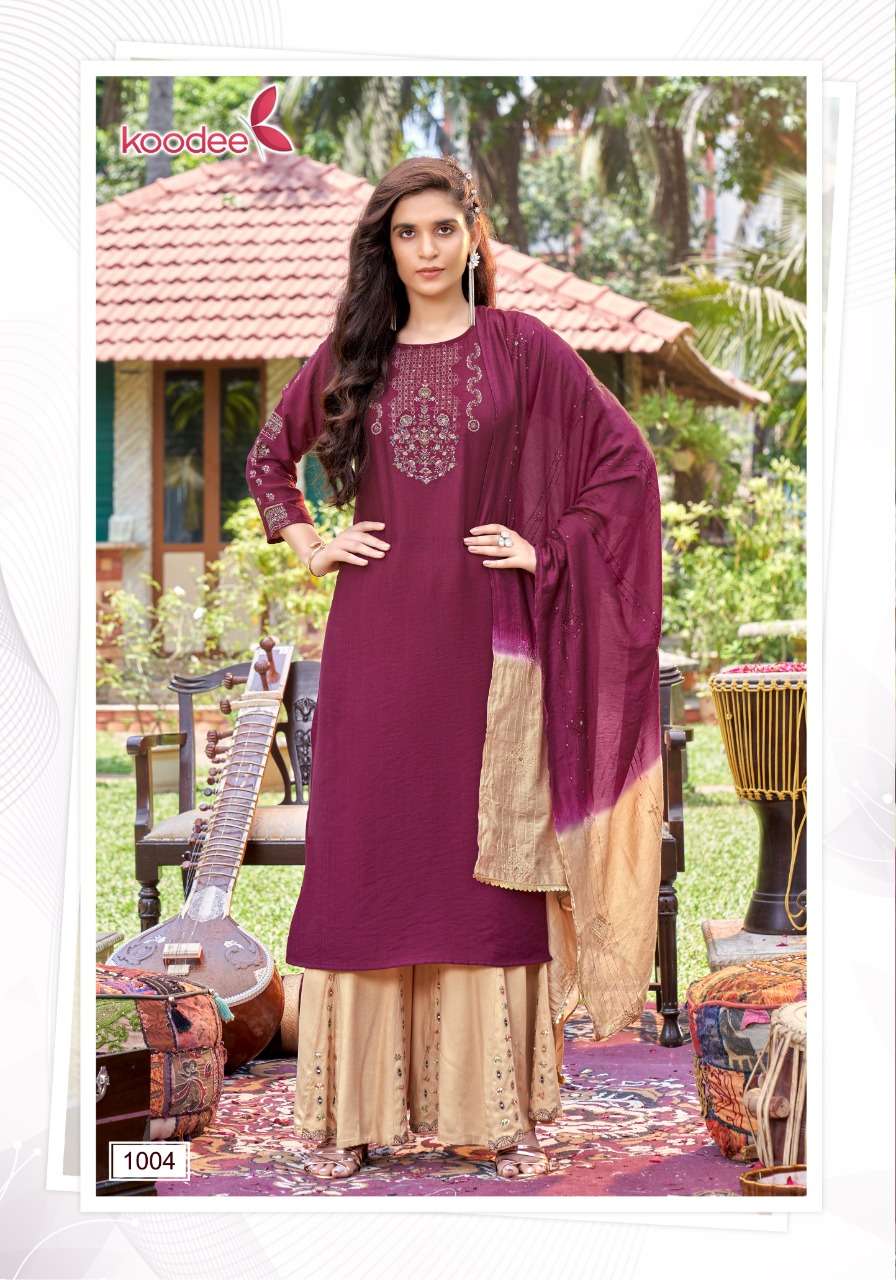 Koodee Sanaya-1 Viscose Readymade Dress Wholesale catalog