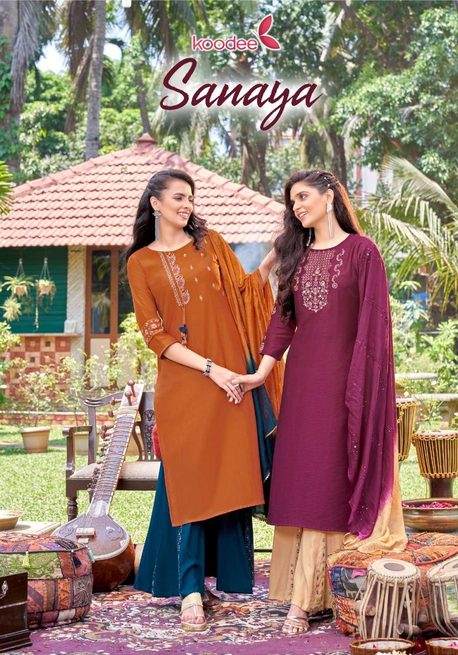 Koodee Sanaya-1 Viscose Readymade Dress Wholesale catalog