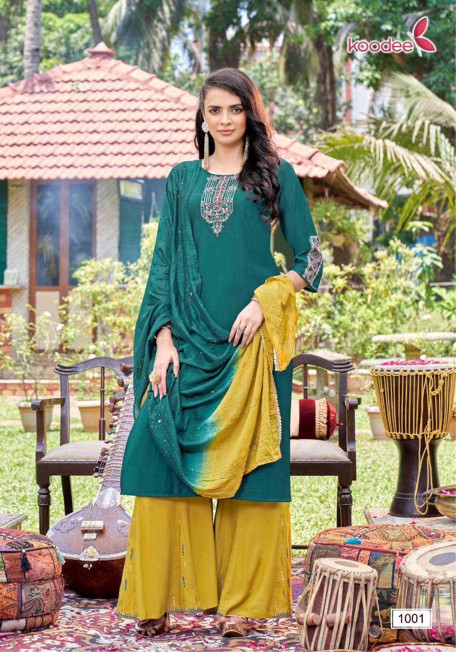 Koodee Sanaya-1 Viscose Readymade Dress Wholesale catalog