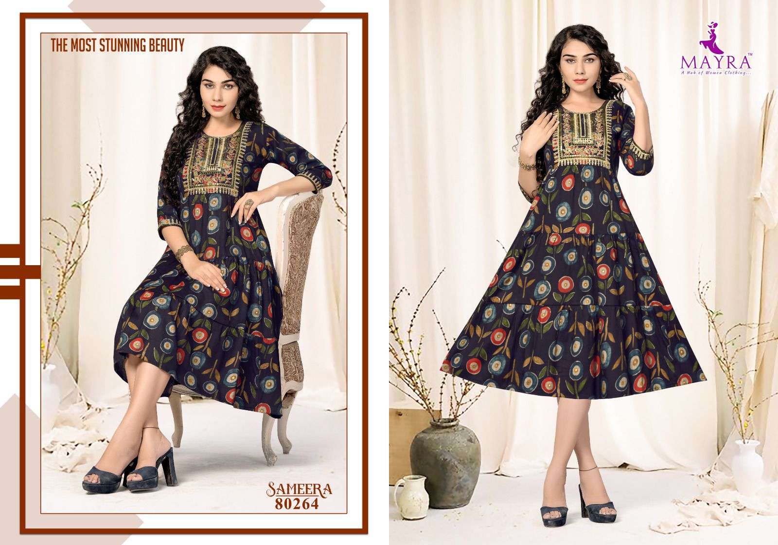 MAYRA SAMEERA Kurti Wholesale catalog