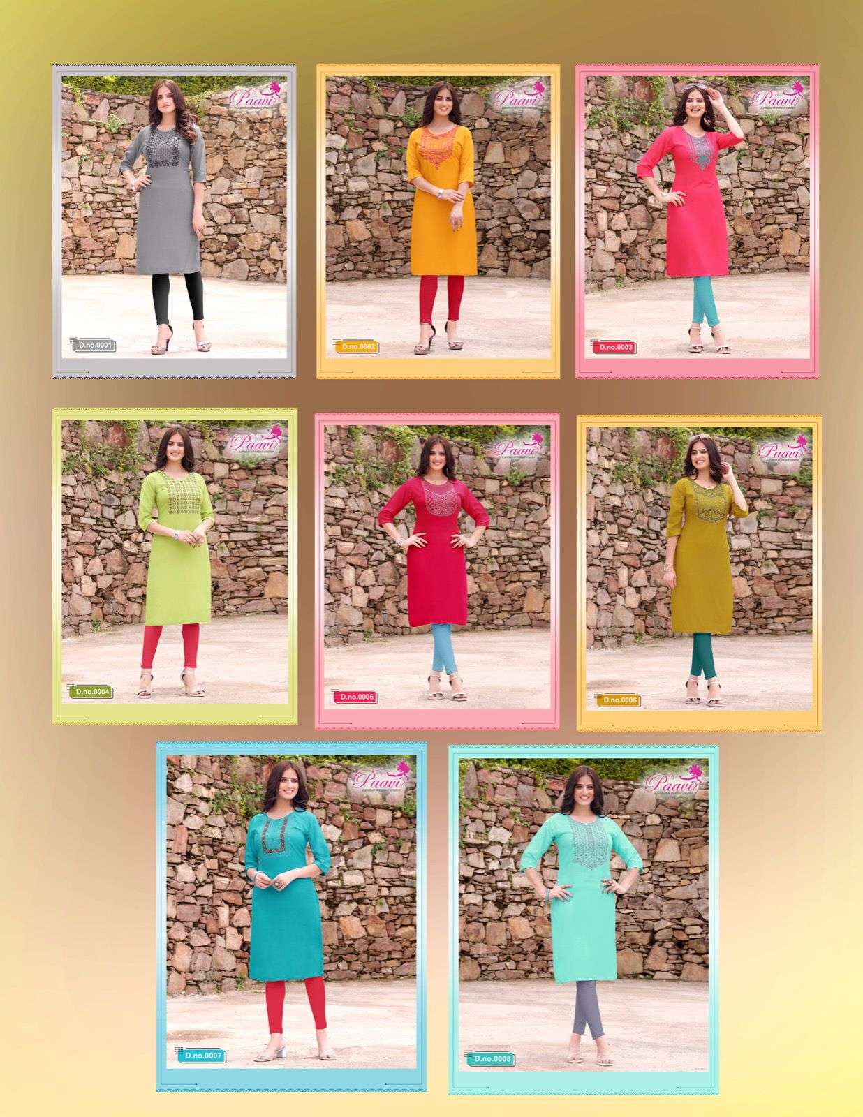 PAAVI RIDDHI VOL-1 Kurti Wholesale catalog