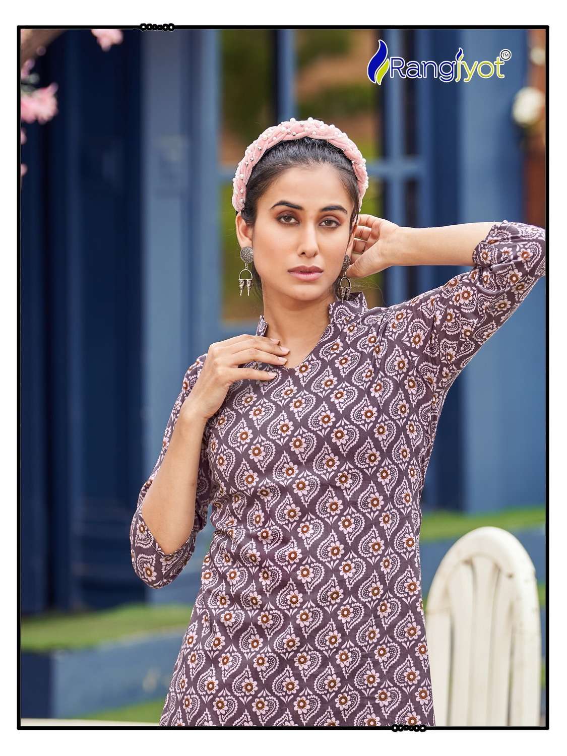 Rangjyot Cotton Naya Kurti Wholesale catalog