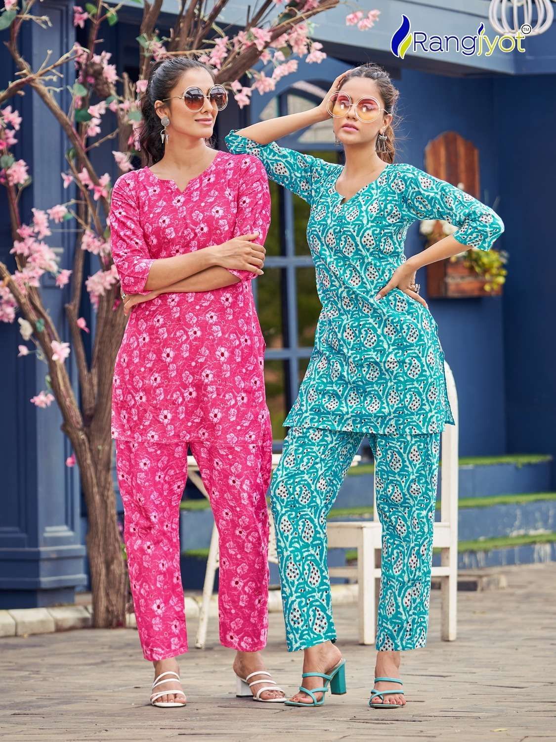 Rangjyot Cotton Naya Kurti Wholesale catalog