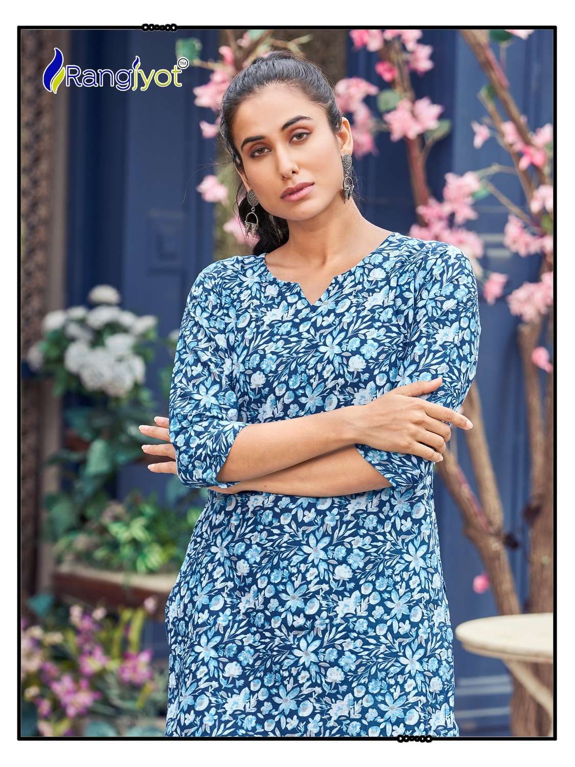 Rangjyot Cotton Naya Kurti Wholesale catalog