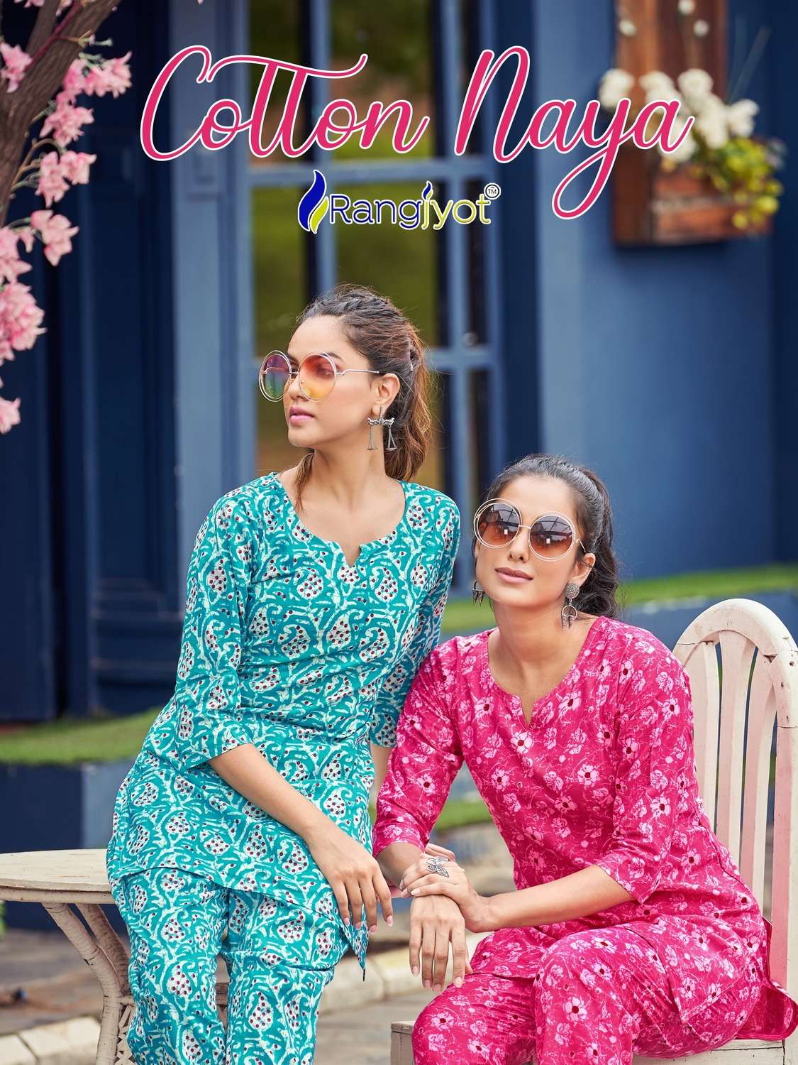 Rangjyot Cotton Naya Kurti Wholesale catalog