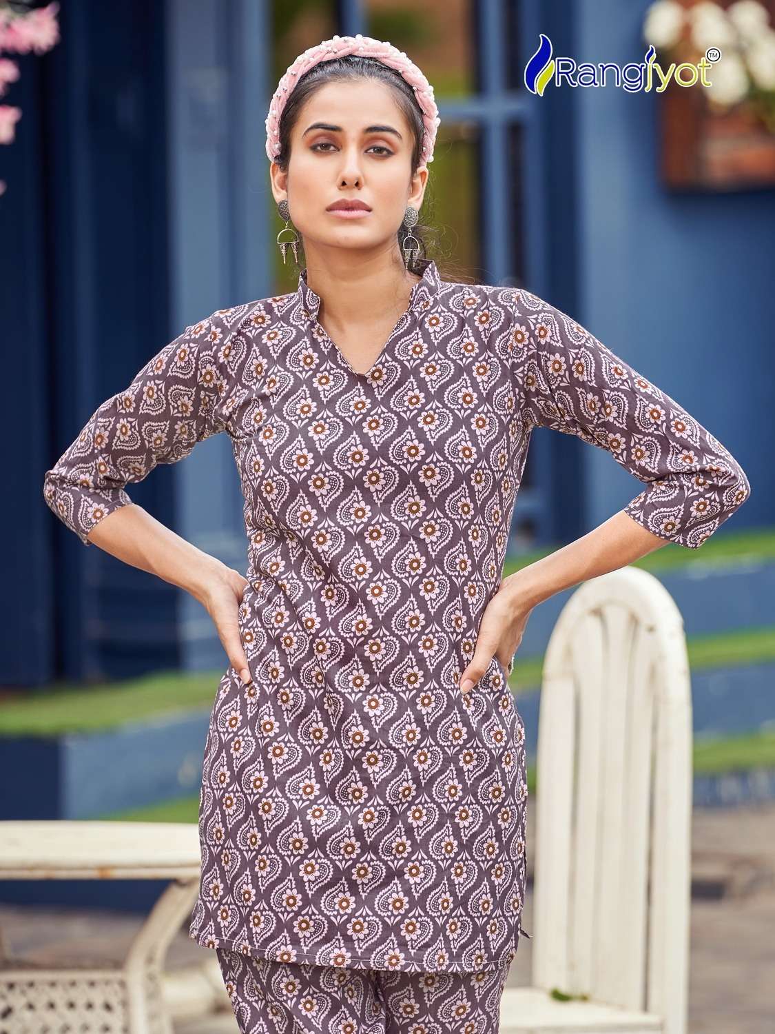 Rangjyot Cotton Naya Kurti Wholesale catalog