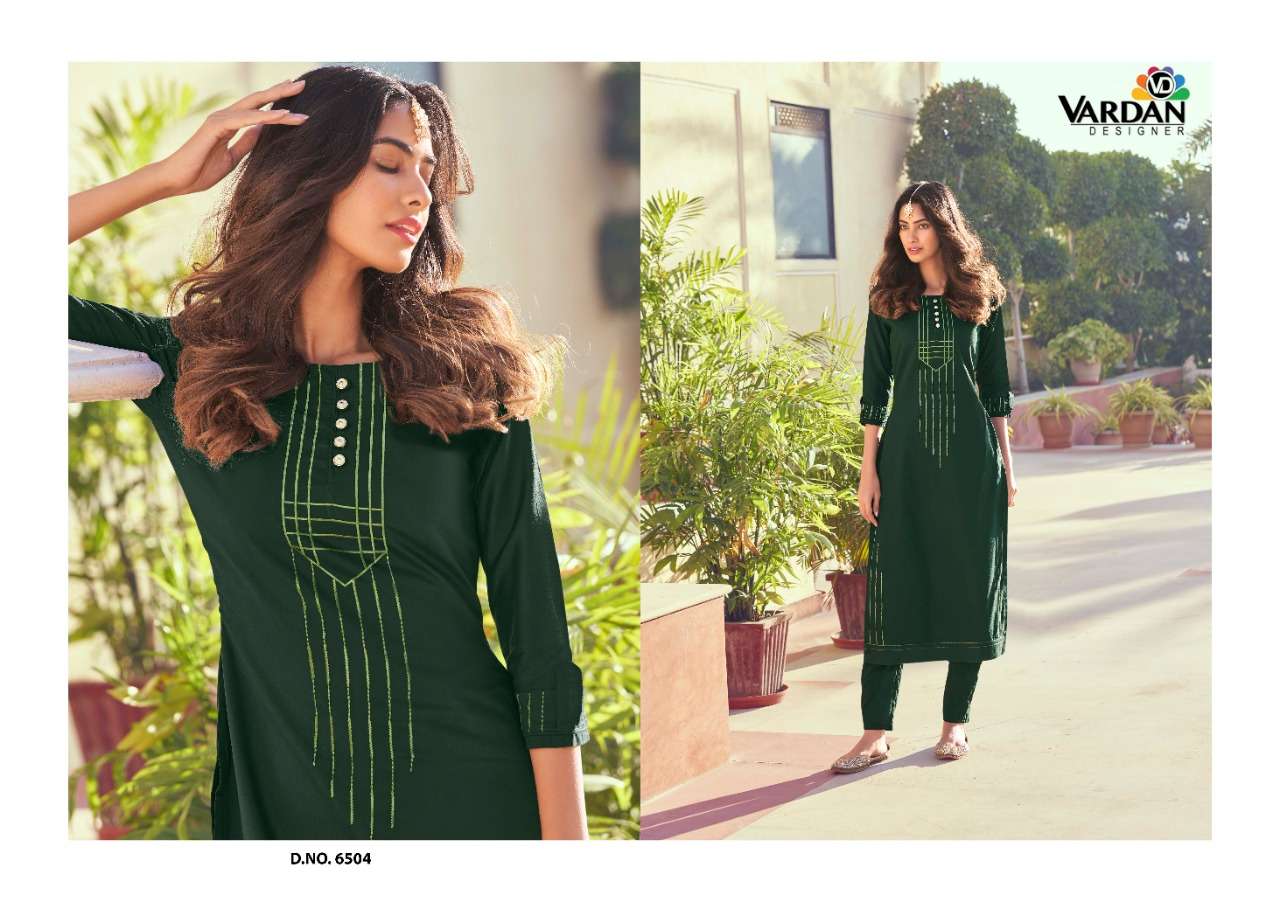 Vardan Designer RAAHAT Vol 1 Kurti Wholesale catalog