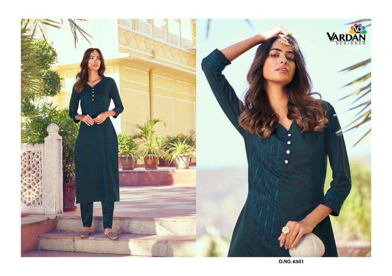 Vardan Designer RAAHAT Vol 1 Kurti Wholesale catalog