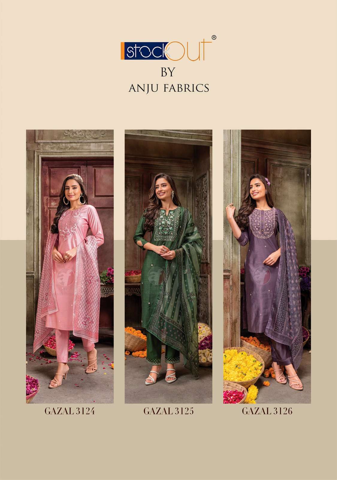 Anju Gazal vol -3 Kurti Wholesale catalog