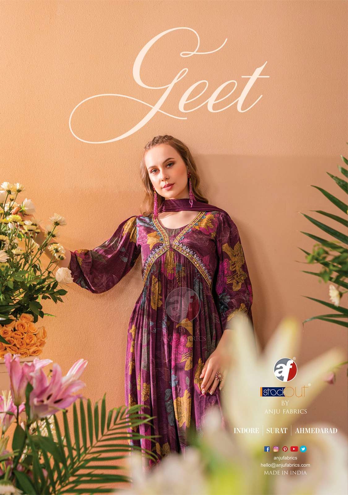 Anju Geet Kurti Wholesale catalog