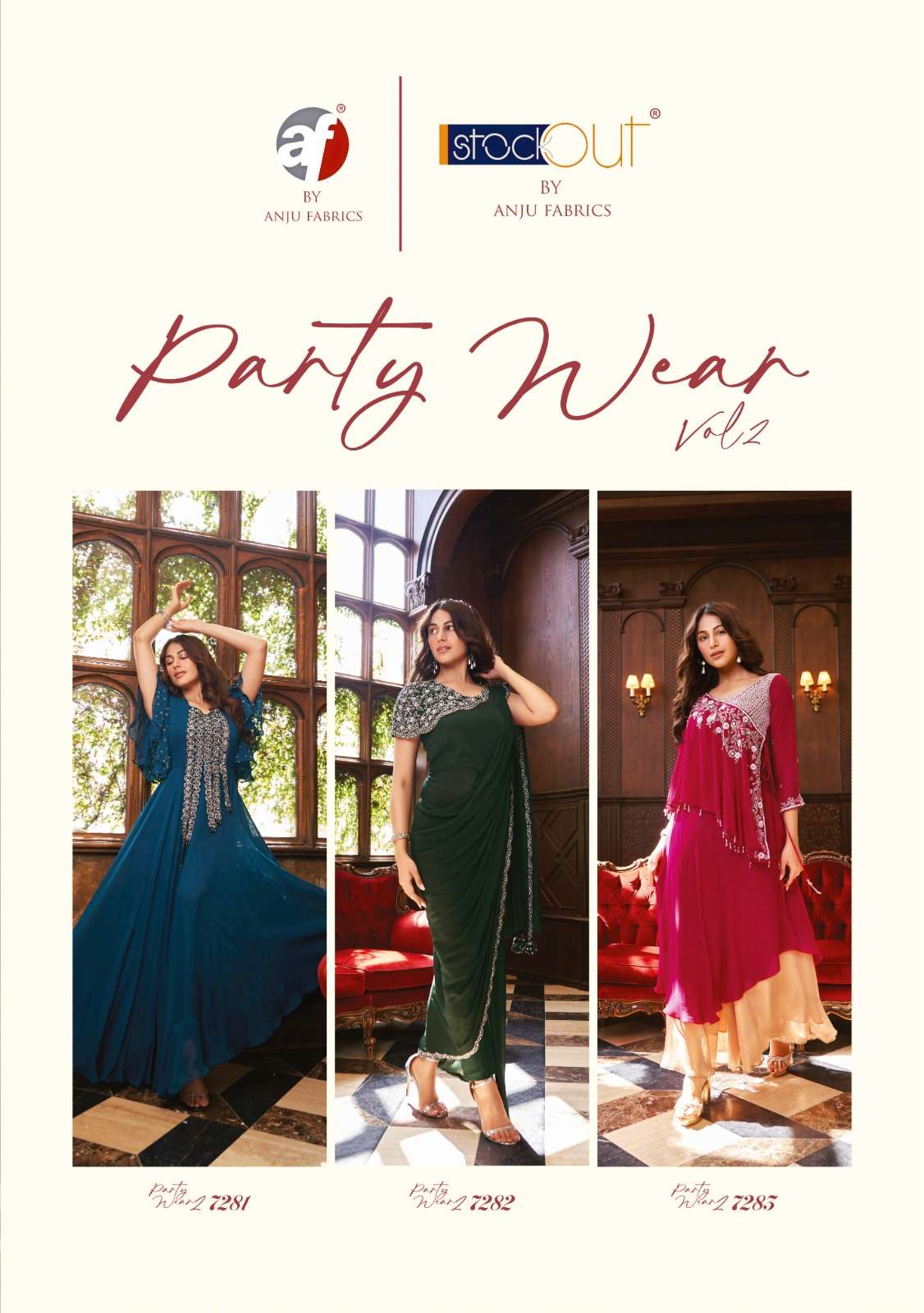 Anju Party Wear vol-2 Kurti Wholesale catalog