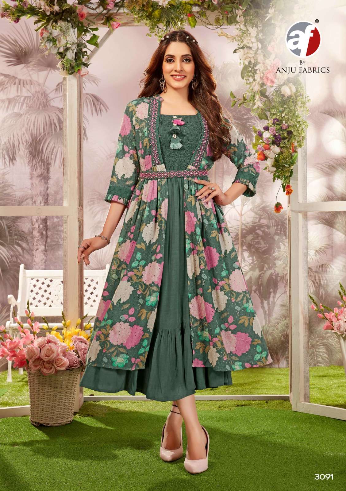 Anju Shrill Grill Kurti Wholesale catalog