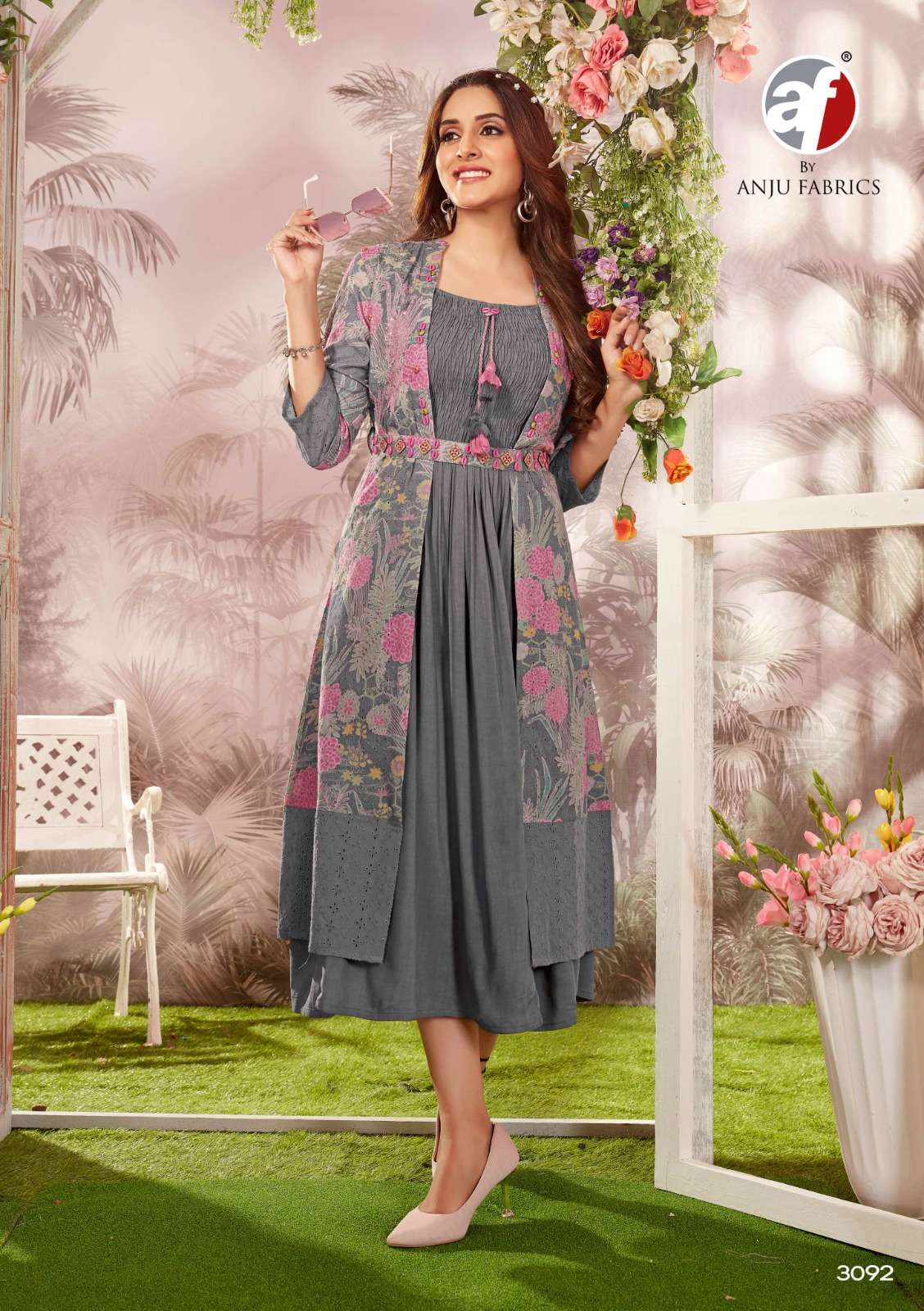 Anju Shrill Grill Kurti Wholesale catalog