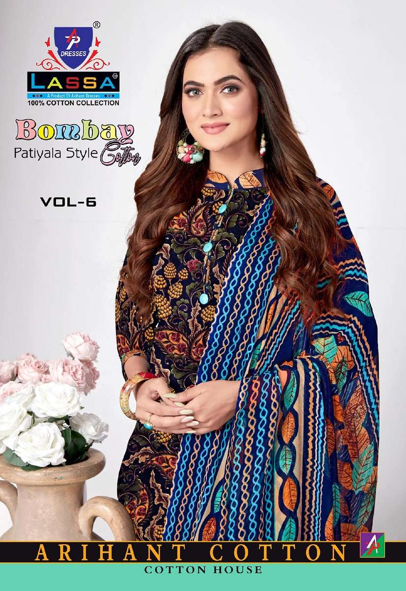 Ap Lassa Bombay Cotton Vol-6 -Dress Material -Wholesale Catalog