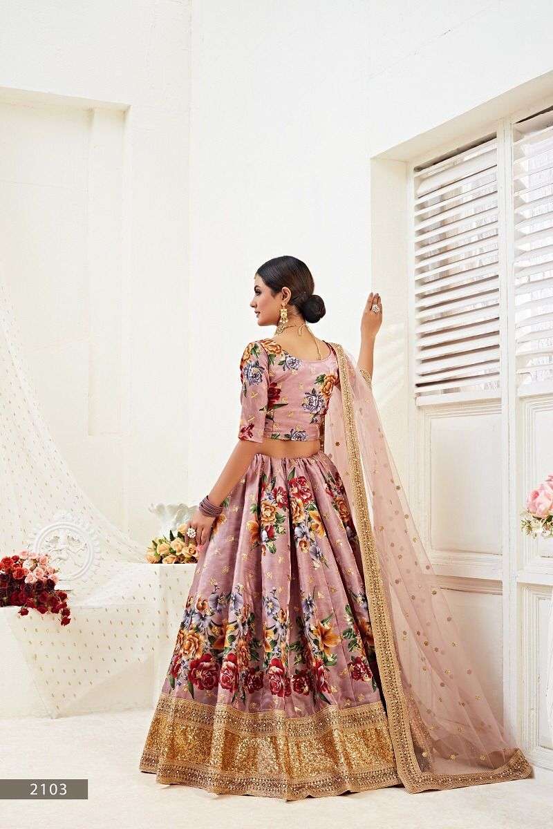 HIRANYAM VOL -2013 GREAT COLLECTION OF FLOWER LEHENGA CHOLI Wholesale catalog