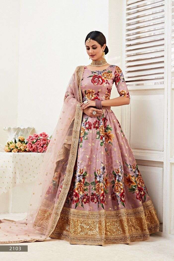 HIRANYAM VOL -2013 GREAT COLLECTION OF FLOWER LEHENGA CHOLI Wholesale catalog