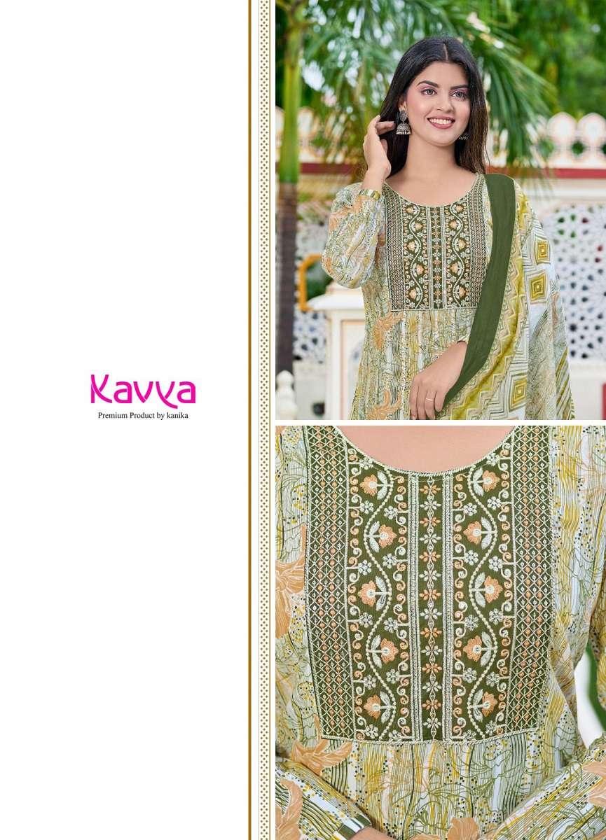 Kavya Pashmina Vol-2 – Kurti Pant With Dupatta - Wholesale Catalog