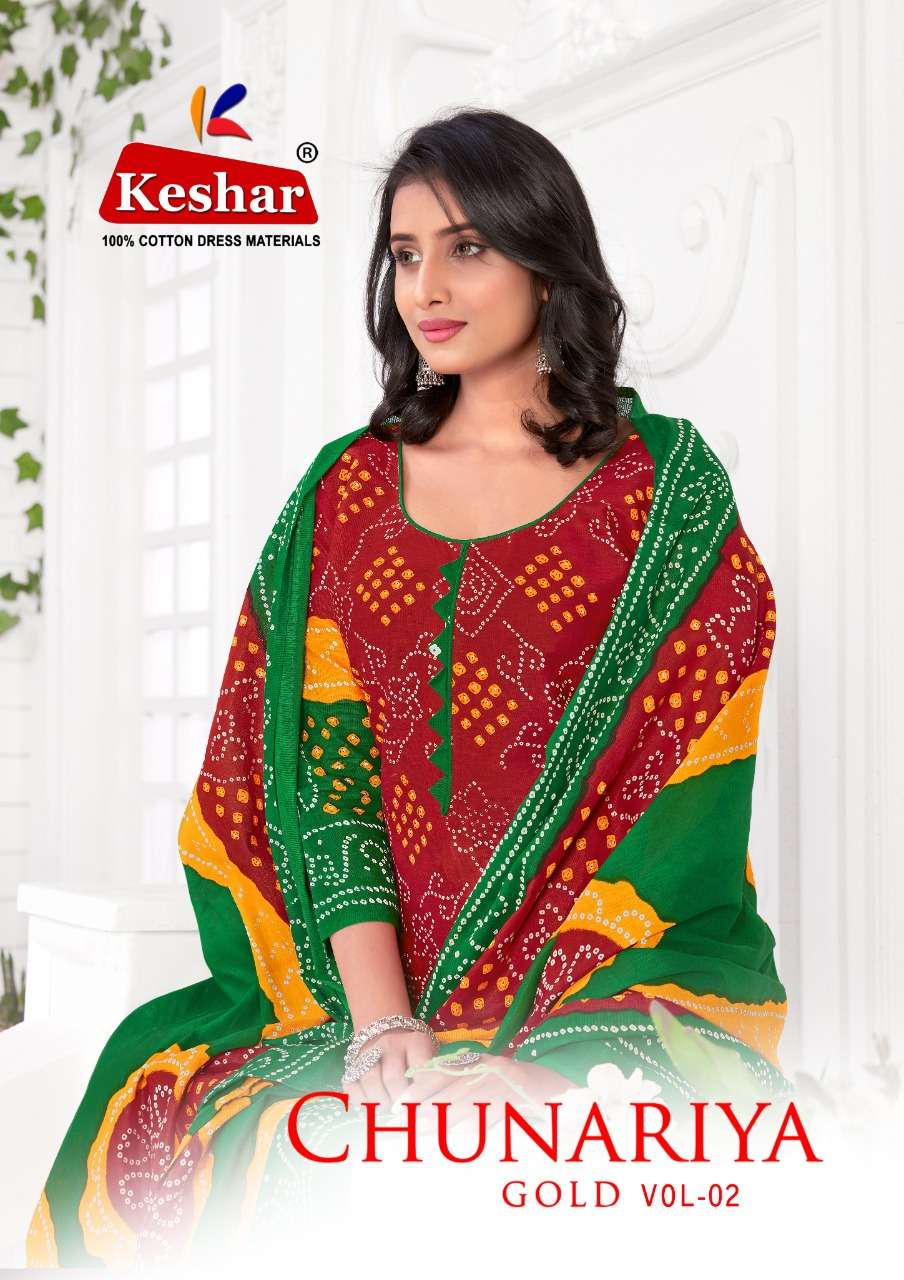 Keshar Chunariya Gold vol-2 -Wholesale Catalog