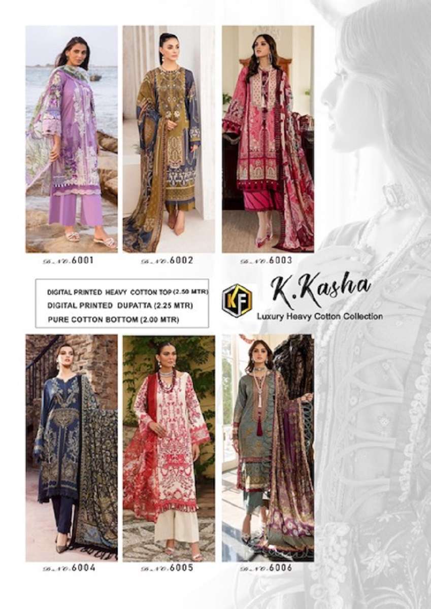 Keval Fab K Kasha Luxury Heavy Cotton Collection Vol-6 -Wholesale Catalog