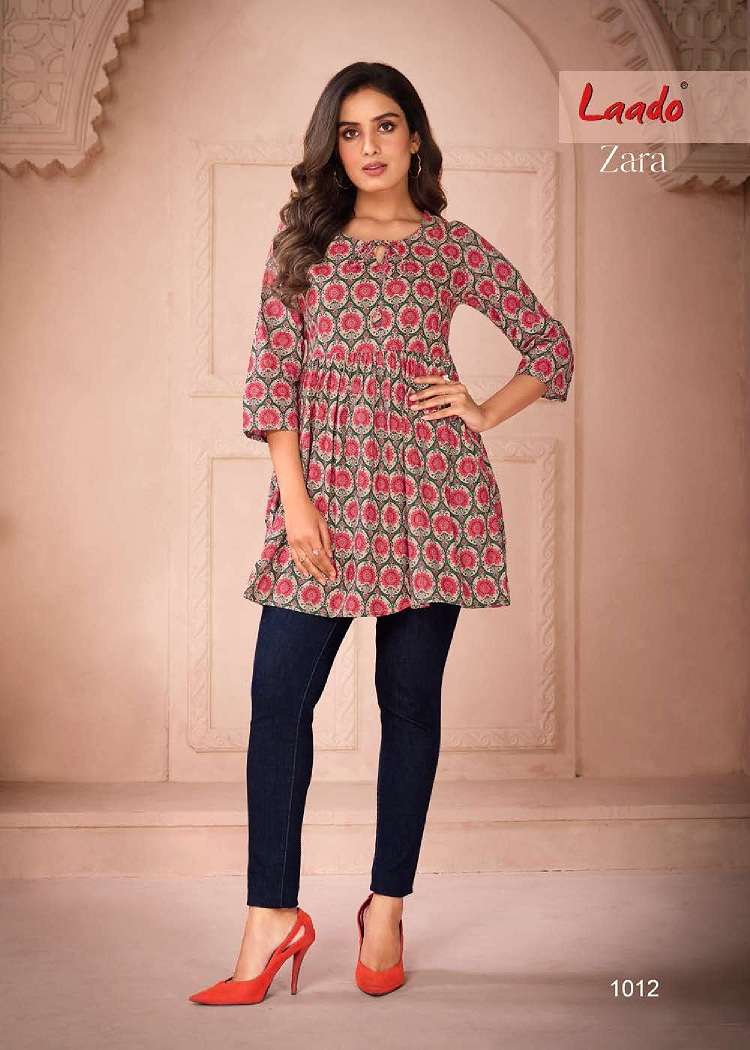 Laado Zara Vol-1 – Fancy Tunic Tops - Wholesale Catalog