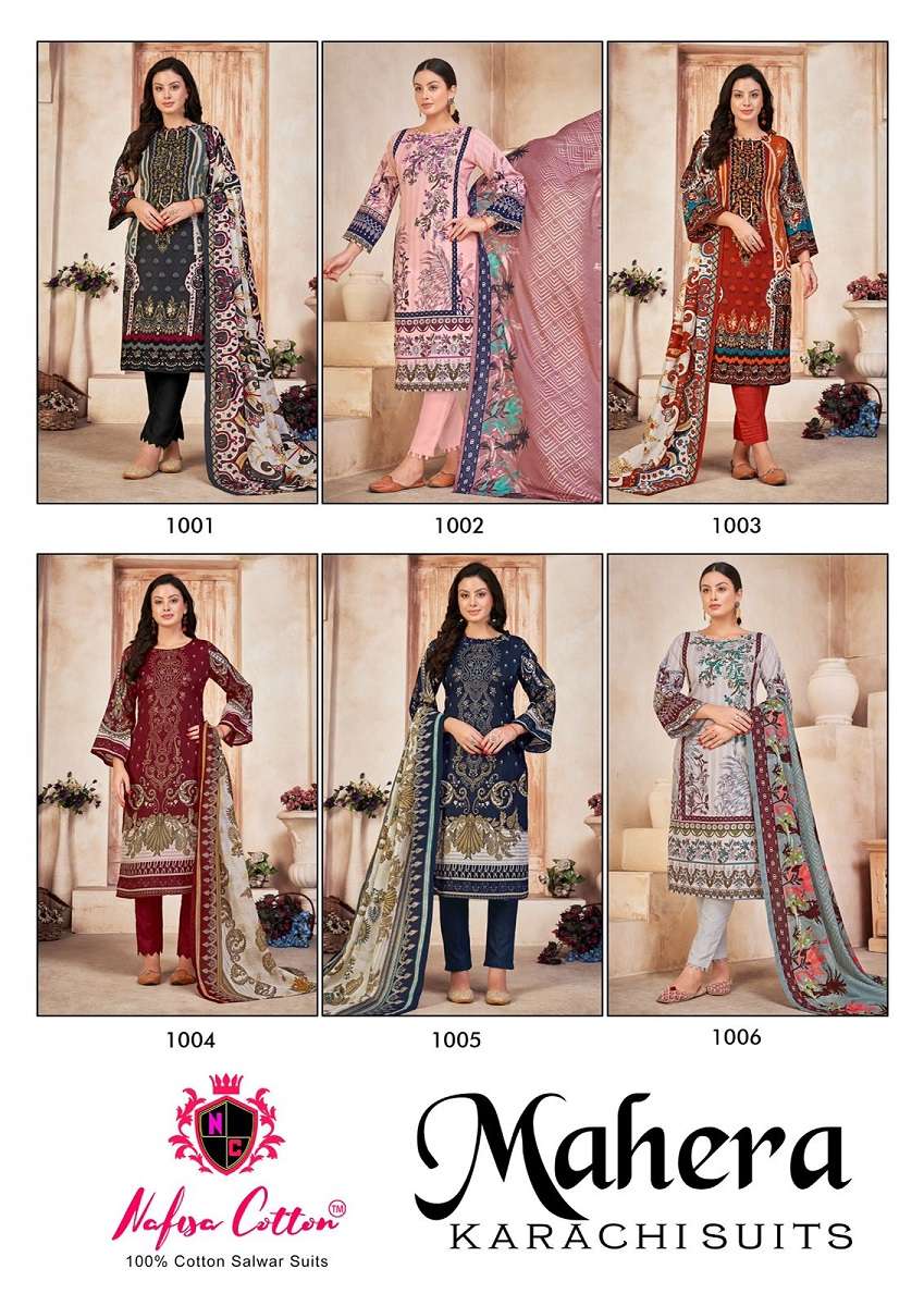 Nafisa Mahera Karachi Suit Dress Material -Dress Material