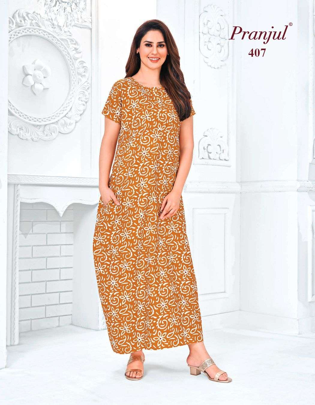 Pranjul Pragati Nighties Vol-6 - Wholesale Catalog