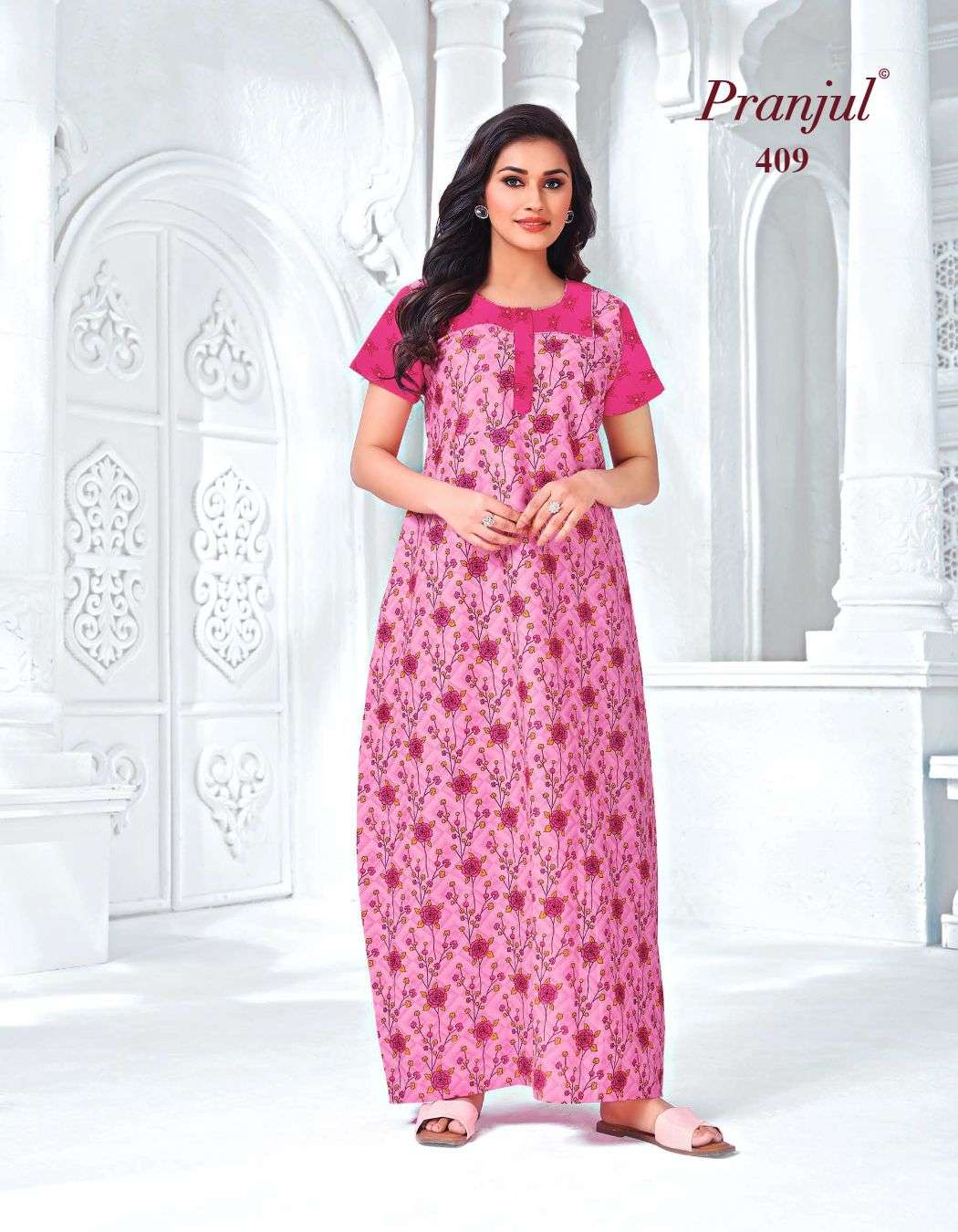 Pranjul Pragati Nighties Vol-6 - Wholesale Catalog