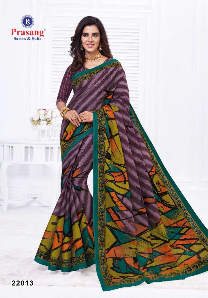 	Prasang Suncity Vol-22 – Cotton Saree -Wholesale Catalog