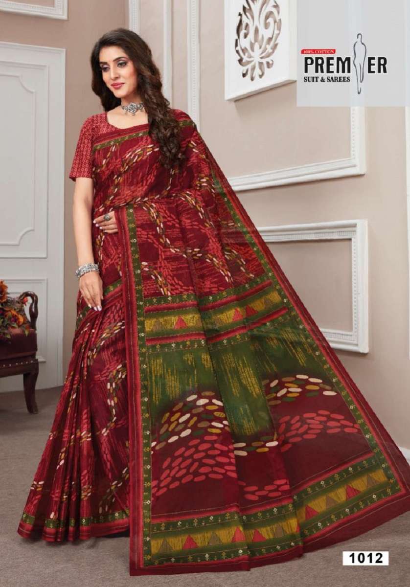 	Premier Vasudha Vol-1 – Cotton Saree -Wholesale Catalog