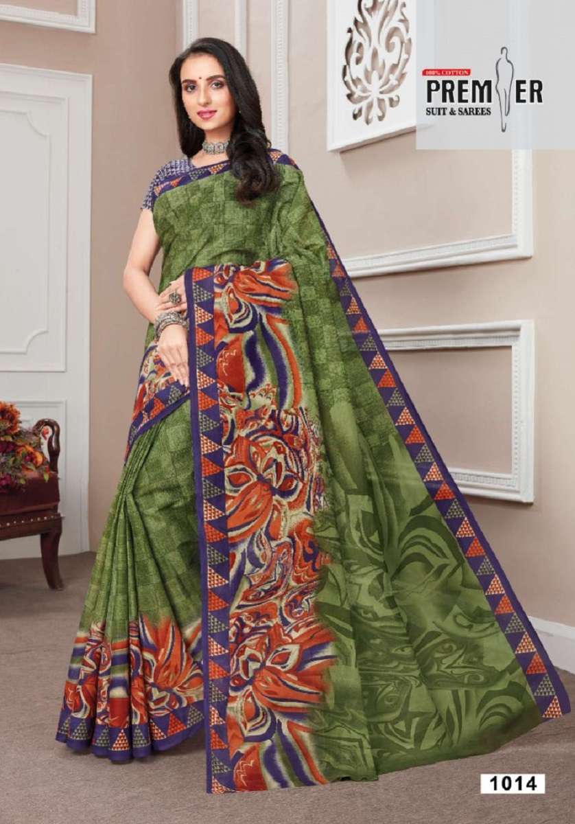 	Premier Vasudha Vol-1 – Cotton Saree -Wholesale Catalog