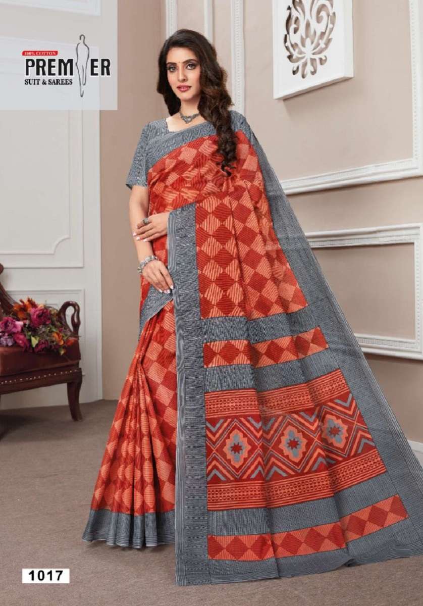 	Premier Vasudha Vol-1 – Cotton Saree -Wholesale Catalog