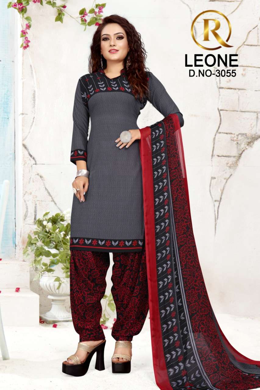 R Leone Synthetic Selection Design Dress Material at Rs 230/piece