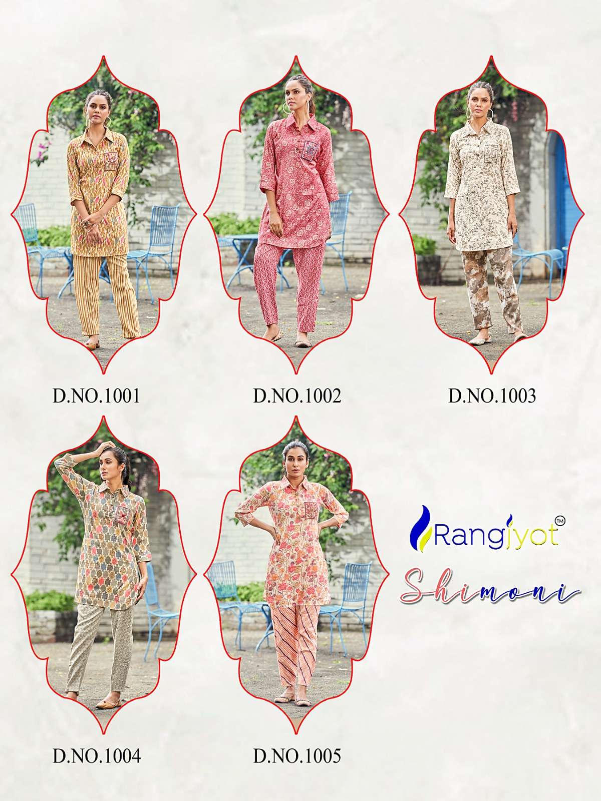 Rangjyot Shimoni Vol-1 Kurti Wholesale catalog