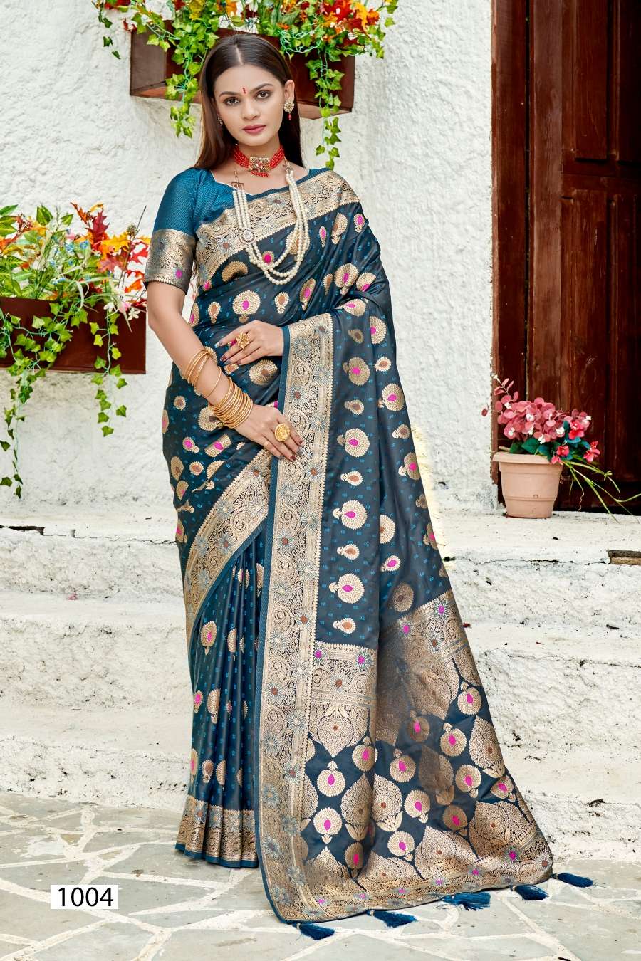 Saroj Aalap Designer Silk Saree Wholesale catalog