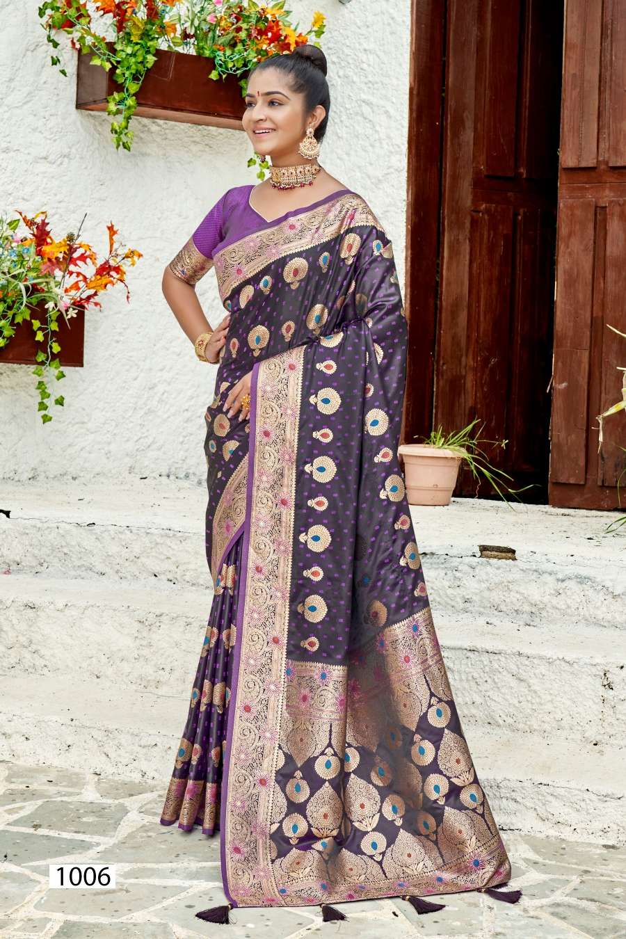 Saroj Aalap Designer Silk Saree Wholesale catalog